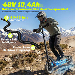 Avis Trottinette électrique TODIMART D5- 800W Peak 10" Autonomie 45KM-Max 45Km/h-APP Control