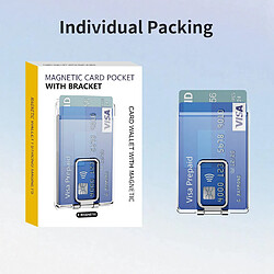 INF Support de Carte Magnétique - Design Transparent pas cher