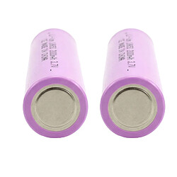 Acheter Avizar Lot de 2 Batteries Lithium Rechargeable 3.7V 2000mAh Compacte Électronique Rose