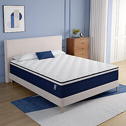 TEENO Matelas à Ressorts ensachés 90x190cm, 25 cm d'épaisseur pas cher
