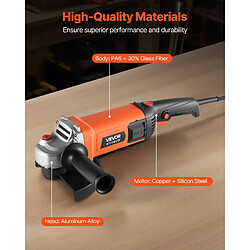 VEVOR Meuleuse d'Angle Électrique 177,8mm 8,2A 8500tr/min Sans Disque pas cher