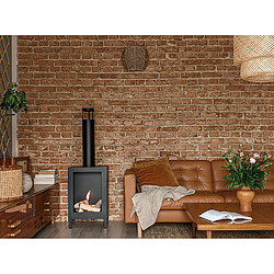 Avis Gmt Cheminée bioéthanol Kozen noire sur pied – design moderne pour intérieur et extérieur