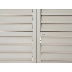 Avis Persiennes coulissantes pour pergola Evora côté 3 m Argile - Hespéride