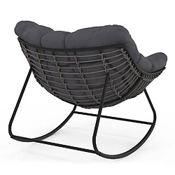 Acheter Idmarket FAUTEUIL BASCULE LOA GRIS