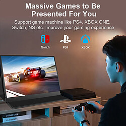 Avis Moniteur portable FOPO S6, 15,6", IPS, 1920 x 1080, 16:9, USB-C, mini HDMI, noir