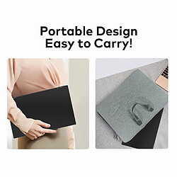 Acheter Moniteur portable pliable double écran FOPO T01, 15,6", IPS, 1080P, USB-C, mini HDMI, Noir