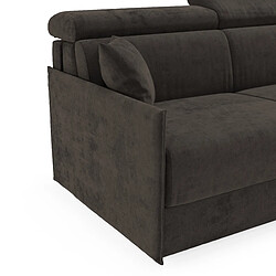 Acheter Divani.store Miryam Canapé lit en tissu imperméable 189 cm (mat.160x197) noir