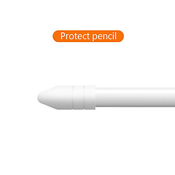 INF Ensemble de 3 embouts de protection en silicone pour Apple Pencil - Blanc pas cher