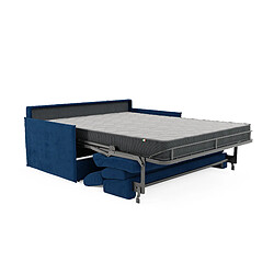 Avis Divani.store Miryam Canapé lit en tissu imperméable 169 cm (mat.140x197) bleu