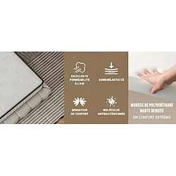Avis DEWINNER Matelas en Mousse à Mémoire de Forme 90x190 cm, 25 cm Épaisseur