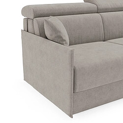 Acheter Divani.store Miryam Canapé lit en tissu imperméable 169 cm (mat.140x197) gris