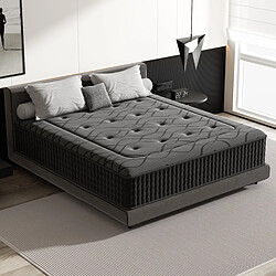 DEWINNER Matelas Ressorts 160x200 cm de Forme en Mousse et Ressorts, 30 cm Épaisseur pas cher