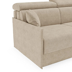 Acheter Divani.store Miryam Canapé lit en tissu imperméable 189 cm (mat.160x197) beige