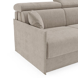 Acheter Divani.store Miryam Canapé lit en tissu imperméable 169 cm (mat.140x197) taupe
