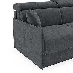 Acheter Divani.store Miryam Canapé lit en tissu imperméable 169 cm (mat.140x197) anthracite
