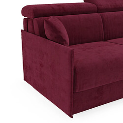 Acheter Divani.store Miryam Canapé lit en tissu imperméable 169 cm (mat.140x197) bordeaux