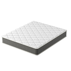 DEWINNER Matelas Ressorts 160x200 Épaisseur 20 cm Confort,Ergonomique 7 Zones Ergonomique 