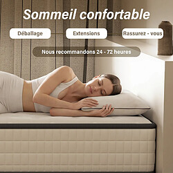 Acheter DEWINNER Matelas en Mousse à Mémoire de Forme Haute Densité140*190 cm-16 cm Épaisseur