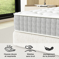 Avis DEWINNER Matelas Ressorts 120x190cm de Forme en Mousse et Ressorts, 20 cm Épaisseur