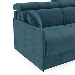 Acheter Divani.store Miryam Canapé lit en tissu imperméable 189 cm (mat.160x197) bleu canard