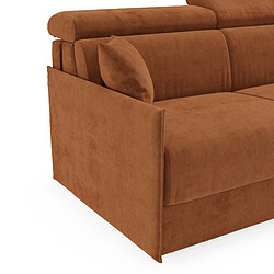 Acheter Divani.store Miryam Canapé lit en tissu imperméable 169 cm (mat.140x197) orange