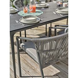 Avis Paris Prix Fauteuil de Jardin Empilable Gambi 79cm Anthracite