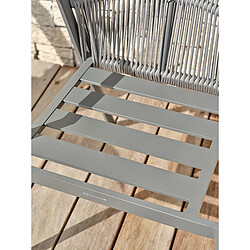 Paris Prix Fauteuil de Jardin Empilable Gambi 79cm Anthracite pas cher