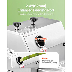 Avis VEVOR Presse à Canne à Sucre Manuelle Extracteur de Jus de Canne Capacité 50kg/h