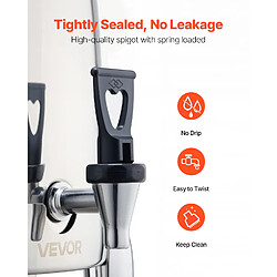 Avis VEVOR Distributeur de Boissons Fontaine à Eau Chaud et Froid en Inox 12 L