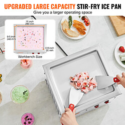 Acheter VEVOR Machine à Glace Roulée Plancha à Glace en Rouleau 28x24x2 cm Lait Yaourt