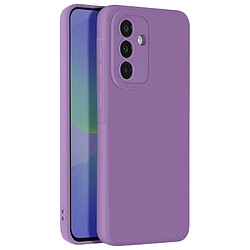 Avizar Coque pour Galaxy A56 en Silicone Souple avec Renfort Bloc Caméra Violet pas cher