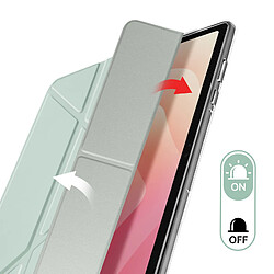 Avizar Étui pour Galaxy Tab S11 avec Fonction Support Modulable Design Origami Vert pâle pas cher