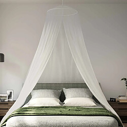 Acheter vidaXL Ciel de lit anti-moustiques 3 pcs Maille 156 Blanc Ø56 x 220 cm