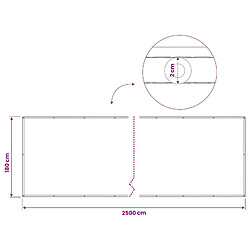 vidaXL Écran de confidentialité pour balcon 1,8 x 25 m pas cher