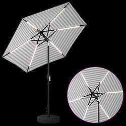 Acheter vidaXL Parasol de jardin avec lampes LED 230 x 230 cm Polyester