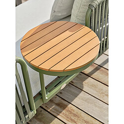 Paris Prix Canapé de Jardin 3 Places Barlia 184cm Vert Olive pas cher
