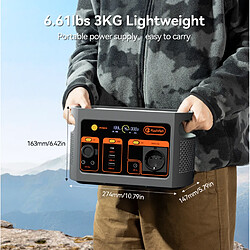 Acheter Station d'énergie portable FlashFish E103 300W 179.2Wh,Gris