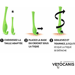 Avis VETOCANIS Crochet à Tiques pour Chiens et Chats