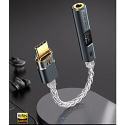 Acheter INF Adaptateur audio USB-C vers jack 3,5 mm BA23 avec DAC intégré Grey