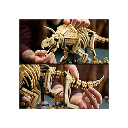 LEGO Jurassic World 77985 - Fossiles de dinosaures Tricératops - 1154 pièces pas cher