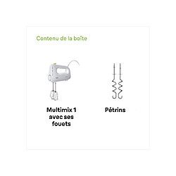 Acheter Braun MultiMix 1 HM 1100 - Mixeur plongeant blanc - 450 W