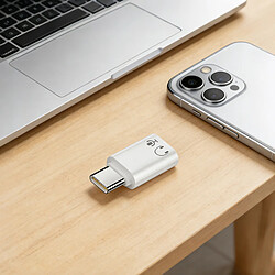 Acheter INF Adaptateur Lightning Femelle vers USB-C Mâle en Aluminium - Écouteurs HiFi White