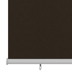 Acheter vidaXL Store roulant d'extérieur 140x230 cm Marron PEHD