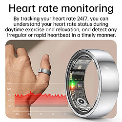 Acheter INF Smart Ring R1000 – Bluetooth 5.0, moniteur de sommeil et d'oxygène dans le sang Silver 11