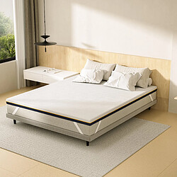 DEWINNER Matelas mémoire 160x200 cm, ép. 7,5 cm, ergonomique pas cher