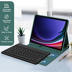 Acheter INF Étui Clavier Bluetooth + Clavier Compatible avec Samsung Galaxy Tab S7 FE 5G 12.4 pouces -