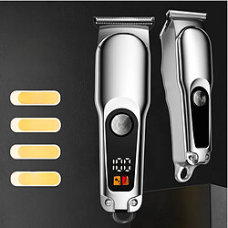 Avis INF Mini Tondeuse à Cheveux Portable Électrique Numérique pour Barbe et Cheveux Silver