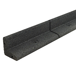 Avis Monstershop 4 Bordures de Jardin 1,2 m Caoutchouc Gris Flexible 4,8 m Jardin Parterre