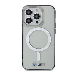 Avis BMW BMHMP14XHCRS Coque rigide transparente pour iPhone 14 Pro Max 6,7`` Anneau argenté