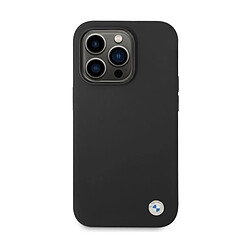 Avis BMW BMHCP15XSILBK Coque pour iPhone 15 Pro Max 6,7`` Noir Silicone Métal Logo